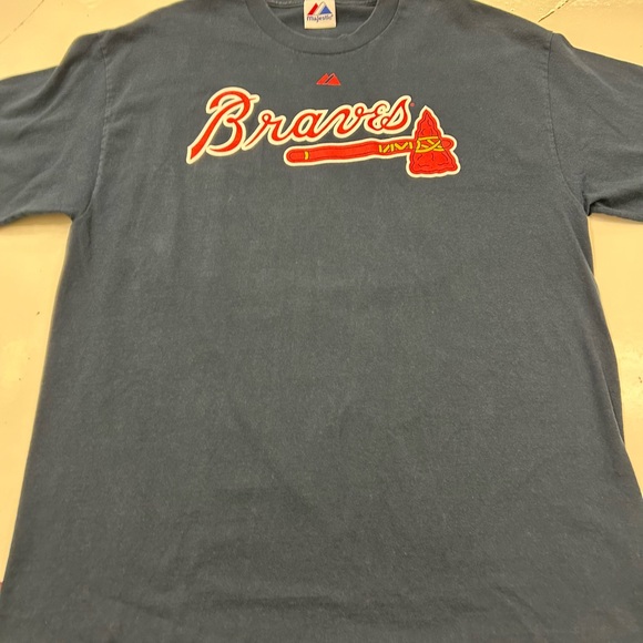 Braves tee shirt!! Heyward large! Vintage -let’s go to the game!! Be noticed - Picture 3 of 4